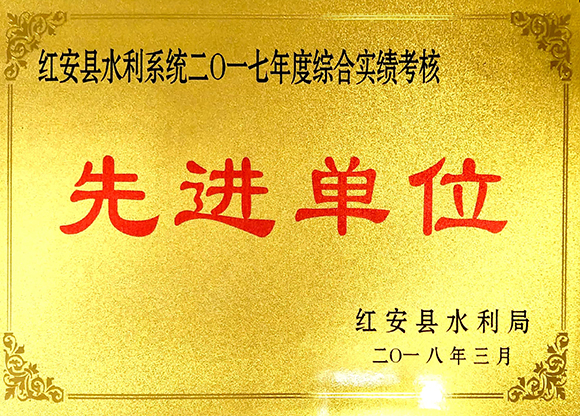 2018年先進(jìn)單位獎牌